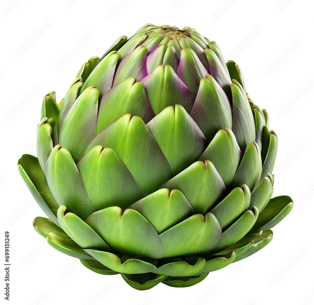 Fototapeta premium Artichoke isolated on white background