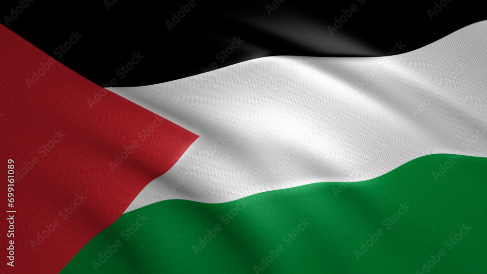 waving flag Palestine