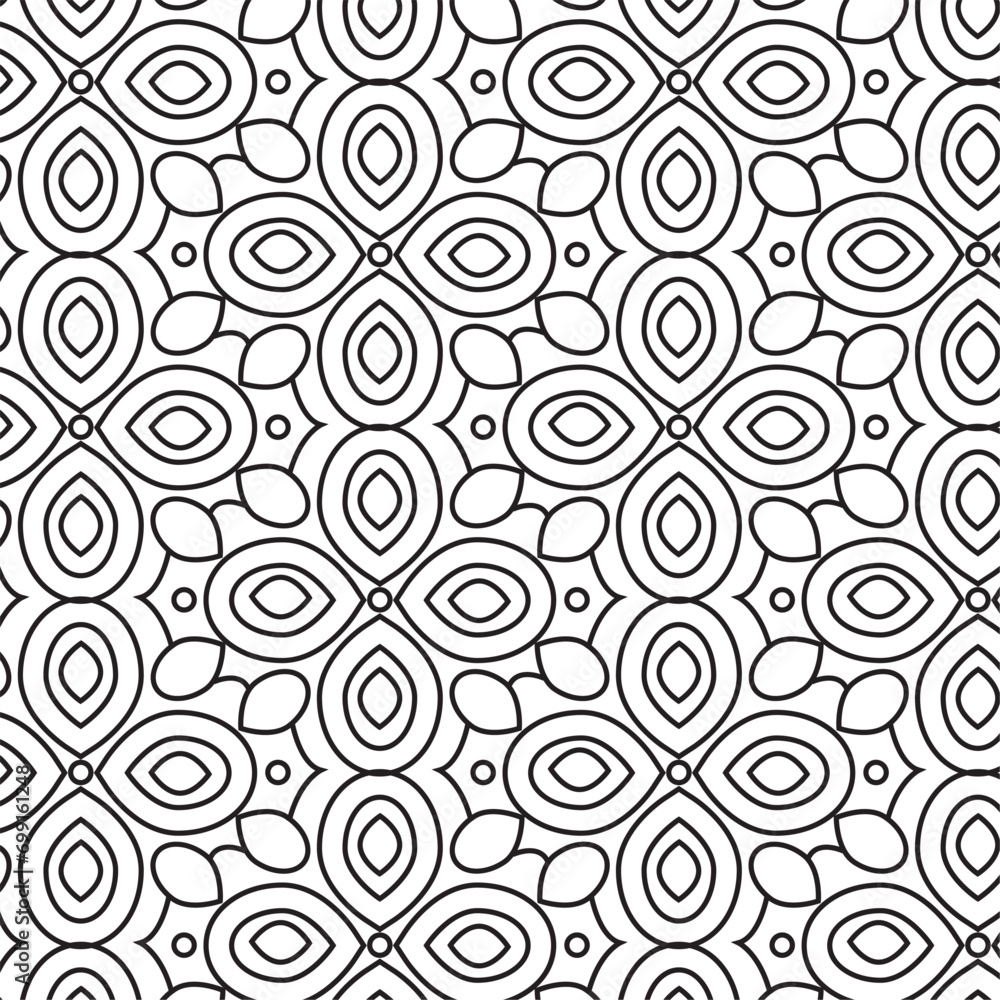 seamless pattern with spirals