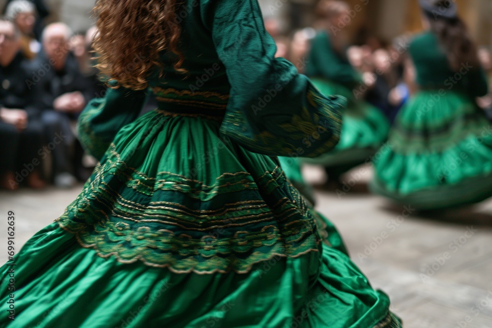 Irish Heritage: Traditional Dancers at St. Patrick's Day Event