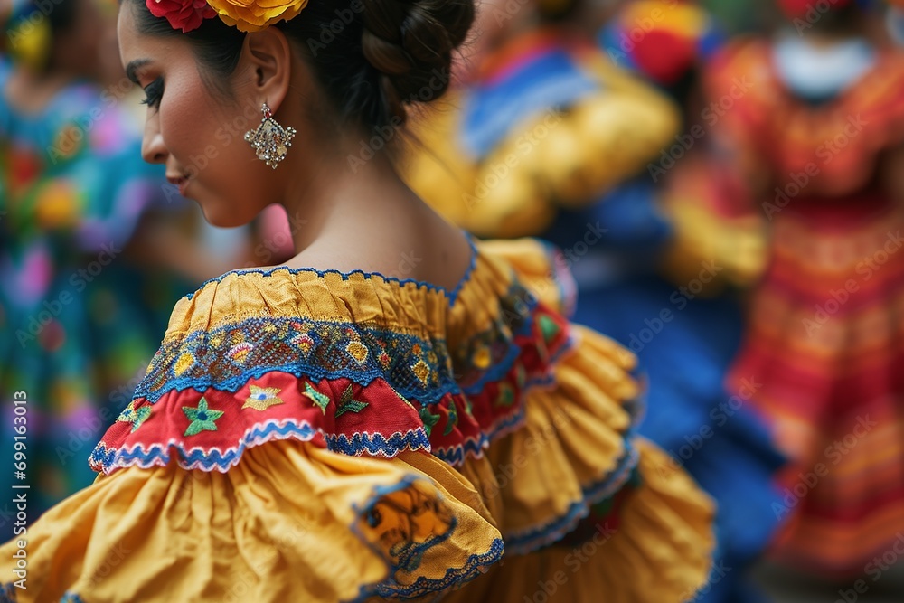 Cinco de Mayo Dance Performance in Traditional Dress

