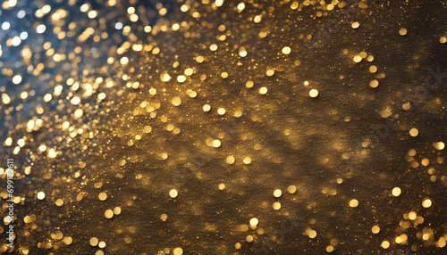 Gold Fabric Textures with Shimmering Threads and Golden Bokeh