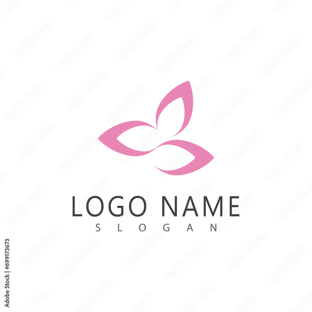 Lotus logos vector template symbol element nature