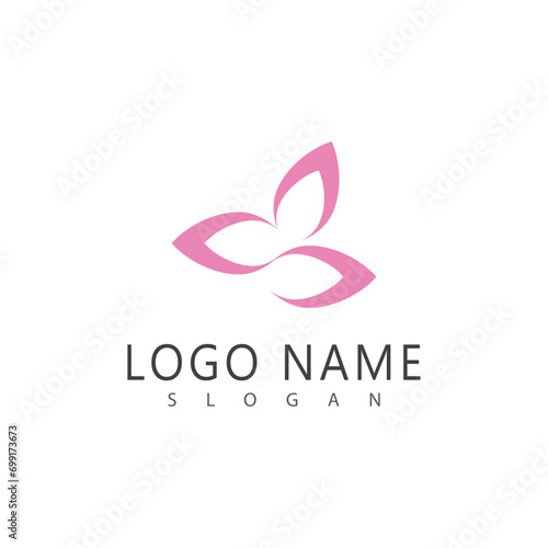 Lotus logos vector template symbol element nature