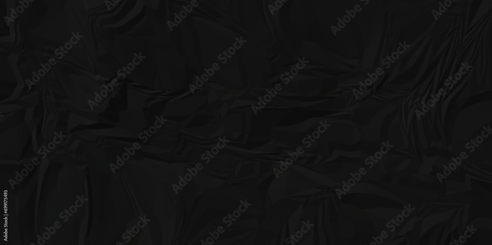 black fabric backgroAbstract dark black wave paper crumpled texture. Black fabric textured crumpled. black paper background. panorama black wrinkly paper texture background, crumpled pattern texture. black fabric backgroAbstract dark black wave paper crumpled texture. Black fabric textured crumpled. black paper background. panorama black wrinkly paper texture background, crumpled pattern texture.