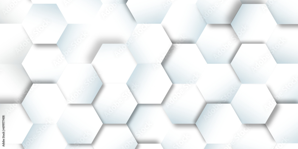 Abstract hexagon background. Futuristic abstract honeycomb mosaic white technology background. Surface polygon pattern with glowing hexagon paper texture and futuristic business. graphic concept. Abstract hexagon background. Futuristic abstract honeycomb mosaic white technology background. Surface polygon pattern with glowing hexagon paper texture and futuristic business. graphic concept.