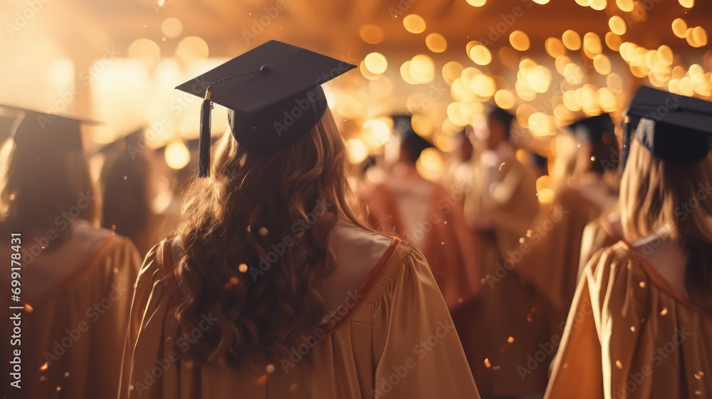 Obraz premium University graduation celebration