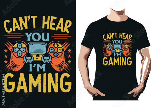 Creative Apparel on Adobe Stock gaming t shirt