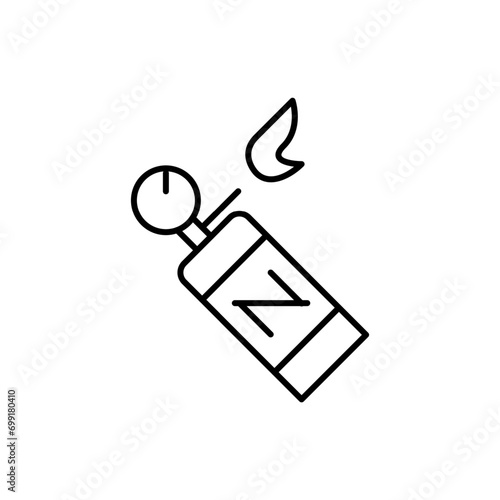 nitrous outline thin icon. balance symbol. good for web and mobile app