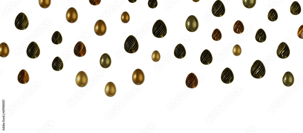 easter egg with gold pattern decoration easter egg with gold pattern decoration