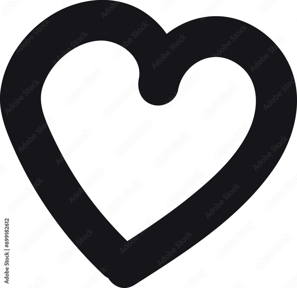 heart icon on white background. vector illustration. valentines day icon heart icon on white background. vector illustration. valentines day icon