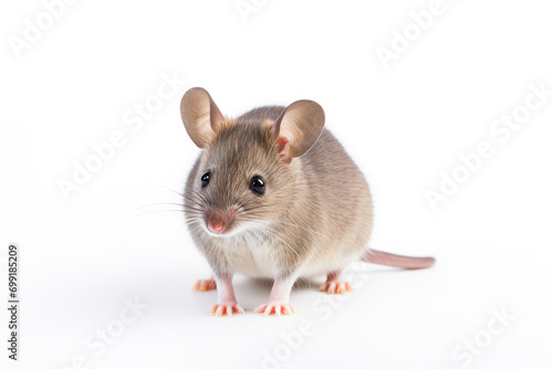Mouse on a Seamless White Background © Andrii 