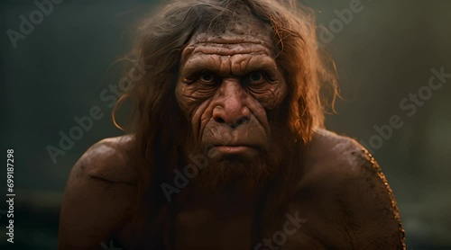 Neanderthal Ancient Human  photo