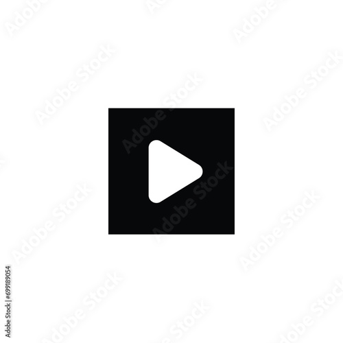 Free Download Video play button icon. Start audio or video action media symbol for apps and websites
 - GFXLoad