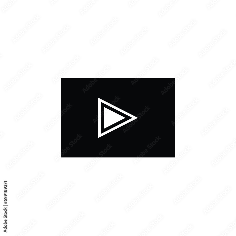Video play button icon. Start audio or video action media symbol for apps and websites
Video play button icon. Start audio or video action media symbol for apps and websites
