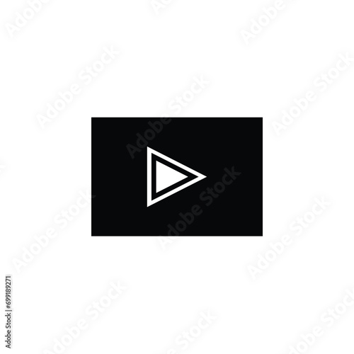 Free Download Video play button icon. Start audio or video action media symbol for apps and websites
 - GFXLoad