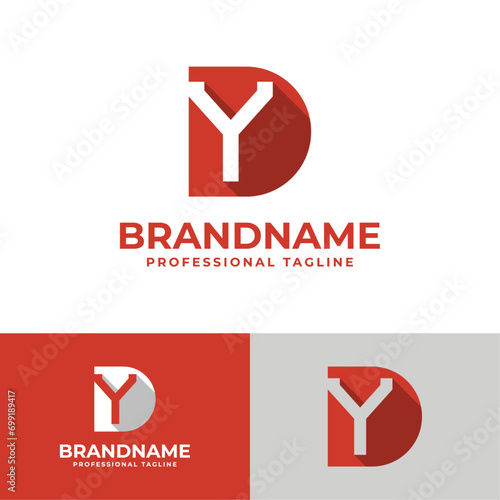 Letter DY Letter Logo, suitable for business DY and YD intials photo