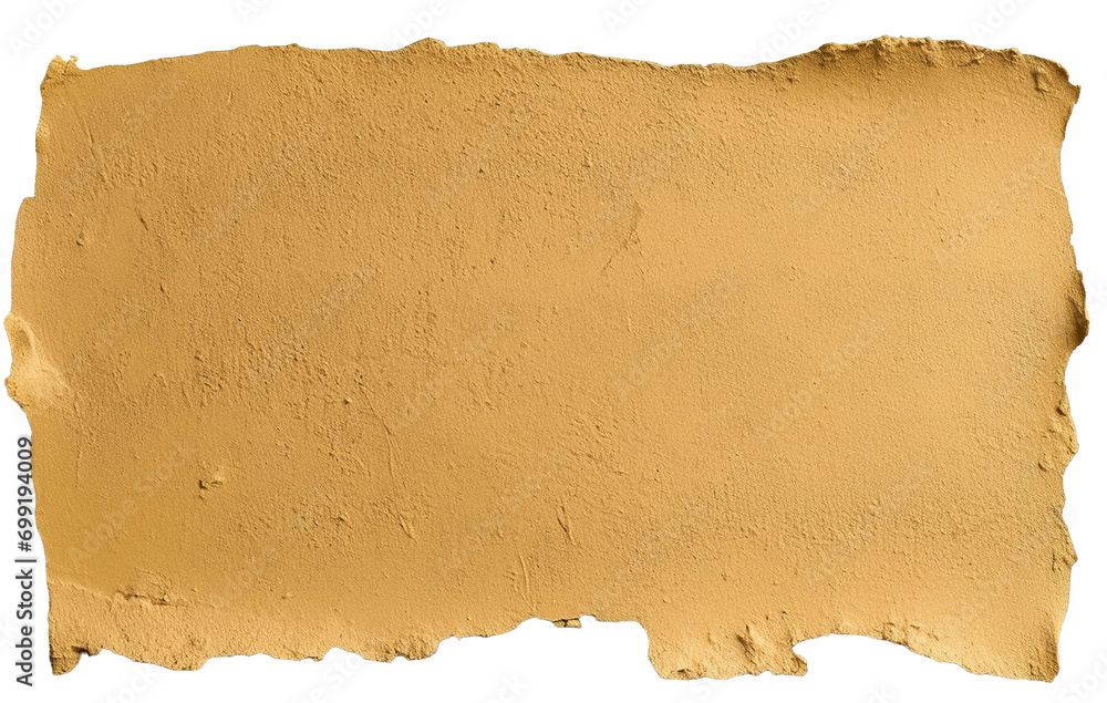 Torn Yellow Cardboard Paper - Free PNG transparent Image