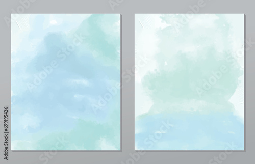 A set of two abstract background of minimalism. Hand-painted illustrations, with a geometric art pattern for art wall, wallpaper, murals, carpet, hang a picture 