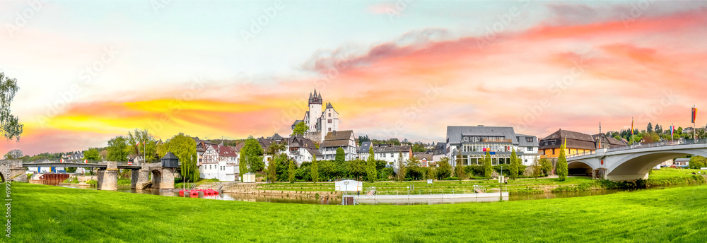 Altstadt, Diez, Deutschland 