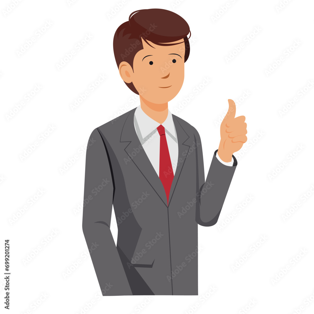 businessman is presenting thumbs up People Icons businessman is presenting thumbs up People Icons