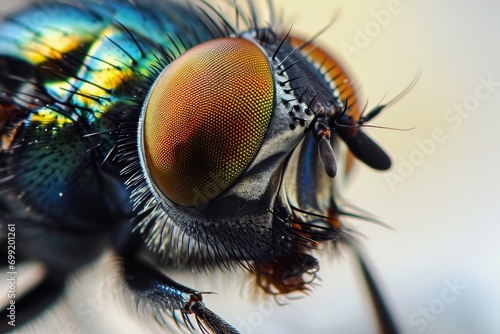 Close Up Shot of a Fly Insect