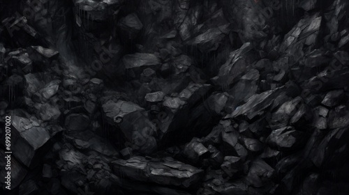 Abstract charcoal background texture AI Generated