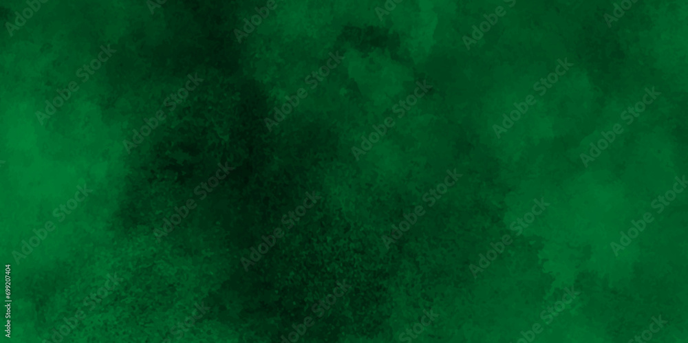 Irregular watercolor background. Abstract stain, multicolor watercolor on black background,Green steam on a black background. Copy space.