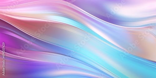 Colorful abstract background with a blurry, holographic, and iridescent design.