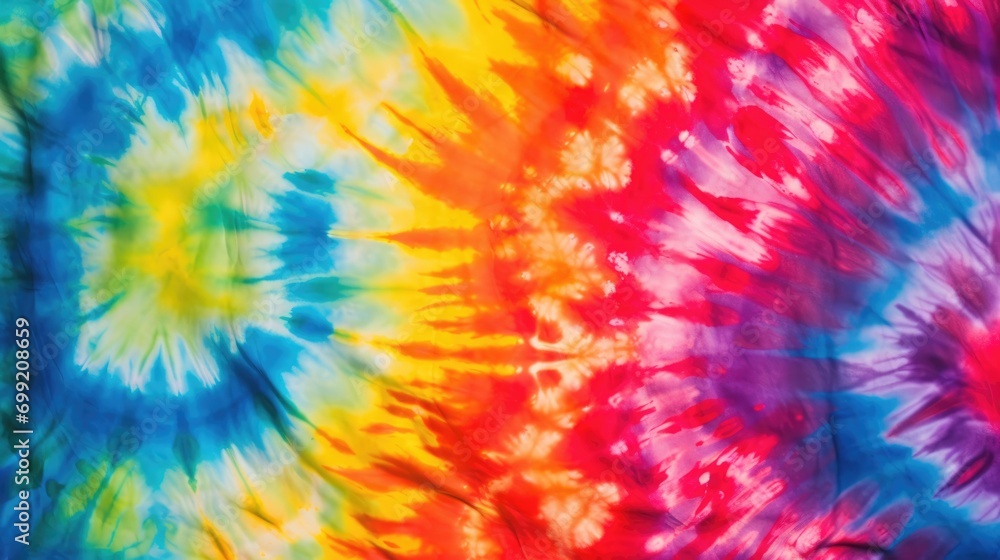 Abstract colourful tie dye textile texture background. Retro, hippie and boho style banner Abstract colourful tie dye textile texture background. Retro, hippie and boho style banner