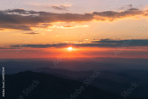 sunset in the mountains © Levin