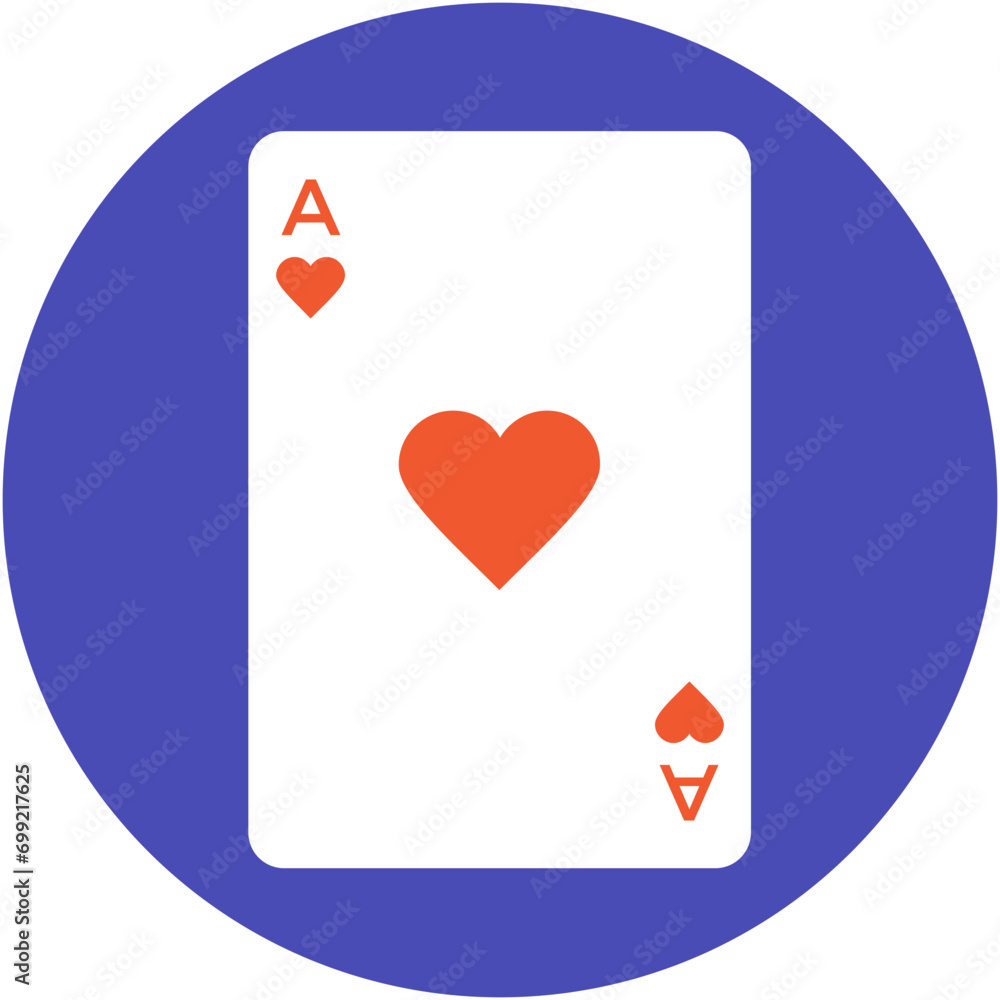 Obraz premium Heart Card Vector Icon