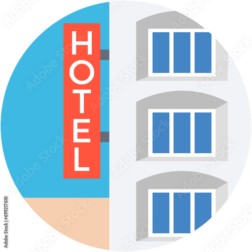 Hotel Vector Icon