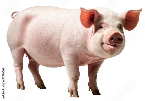 pig on transparent background, PNG photo