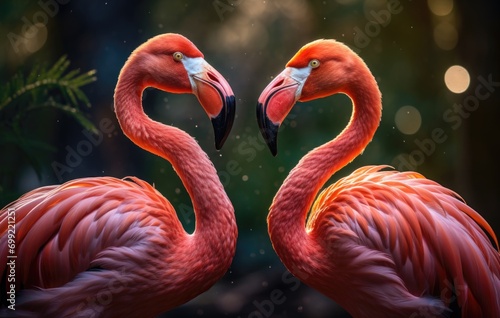 Beautiful flamingos  © grigoryepremyan