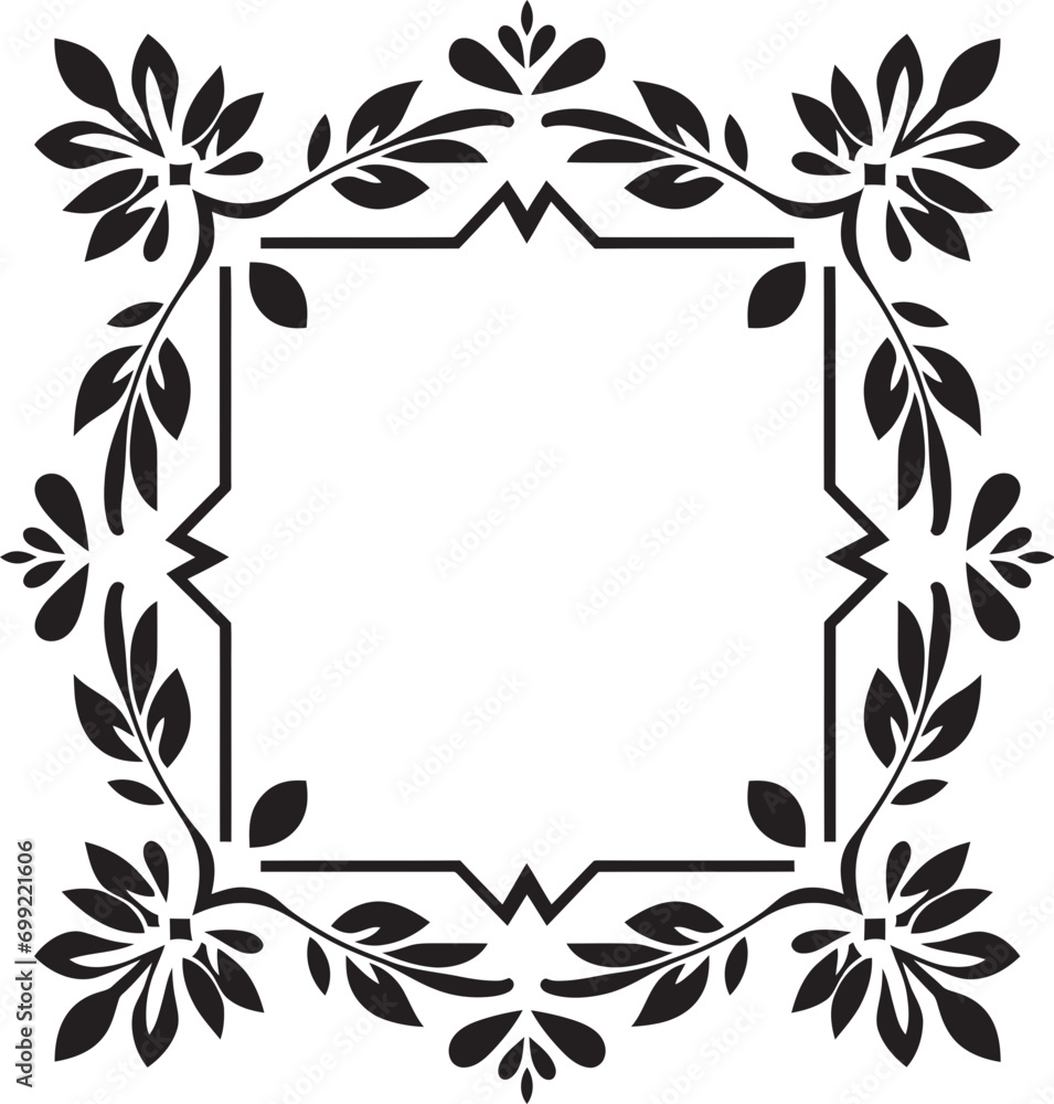 Structured Garden Black Vector Icon Abstract Floral Tiles Geometric Logo Design Structured Garden Black Vector Icon Abstract Floral Tiles Geometric Logo Design