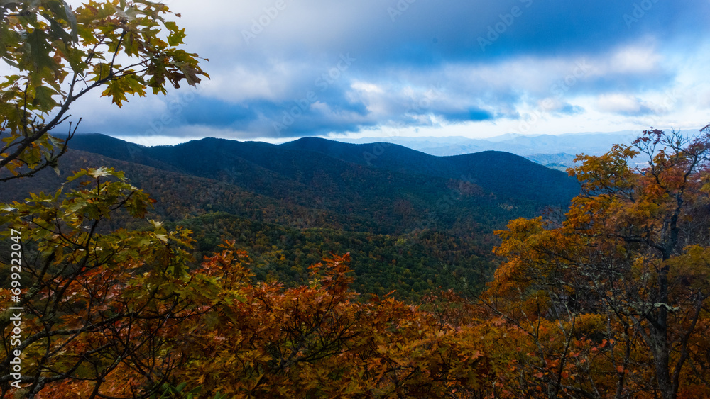 autumn landscape in the mountains