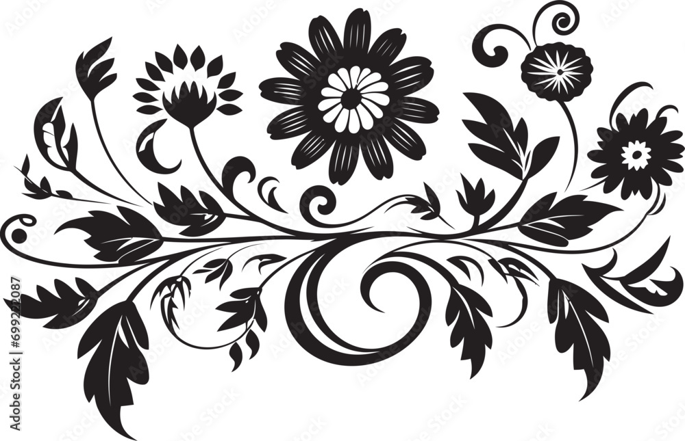 Graphite Botanical Symphony Hand Drawn Floral Art Noir Floral Etchings Black Vector Emblem Designs Graphite Botanical Symphony Hand Drawn Floral Art Noir Floral Etchings Black Vector Emblem Designs