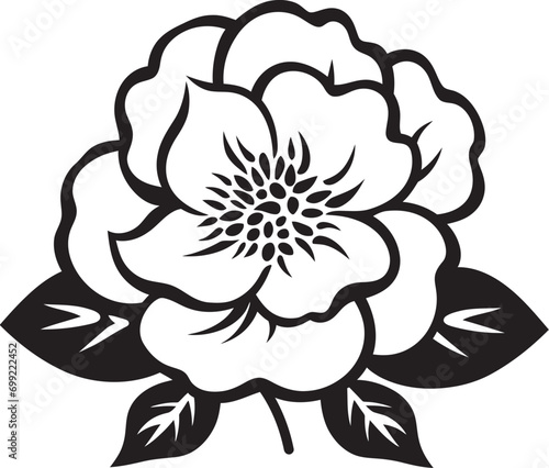 Graphite Bloom Ensemble Noir Logo Icons Noir Petal Reverie Handcrafted Floral Elements