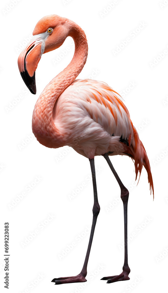 flamingo on transparent background, PNG