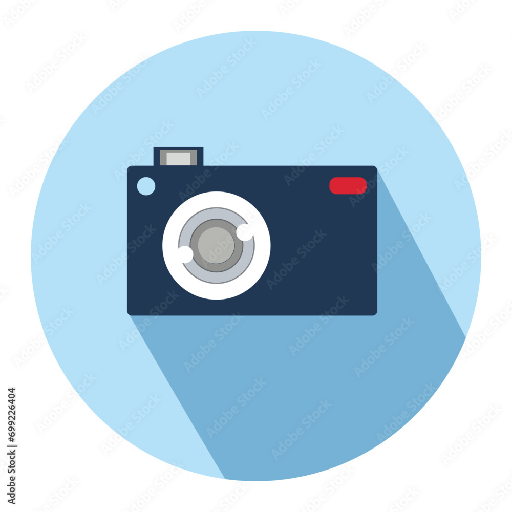 camera icon or logo isolated sign symbol vector illustration - Collection of high quality black style vector icons ,Photo camera vector icon on white background