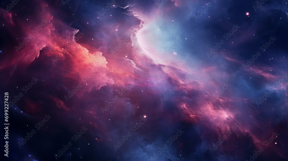 Purple colors of galaxy, supernova nebula background