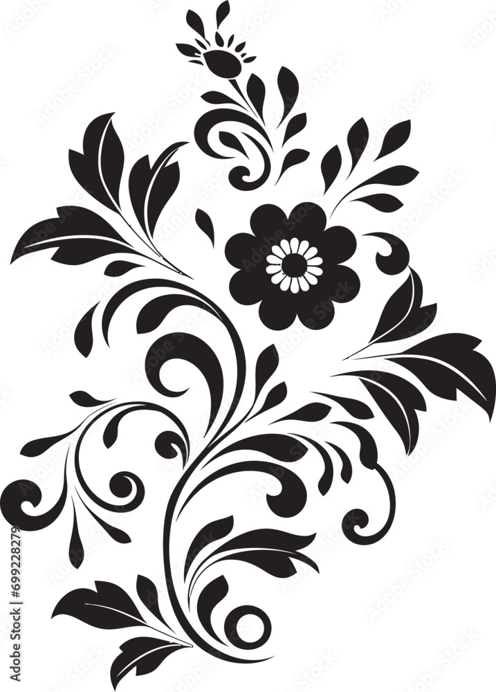 Intricate Floral Whirlwind Black Iconic Logo Elegant Botanical Sketch Hand Drawn Noir Emblem Intricate Floral Whirlwind Black Iconic Logo Elegant Botanical Sketch Hand Drawn Noir Emblem
