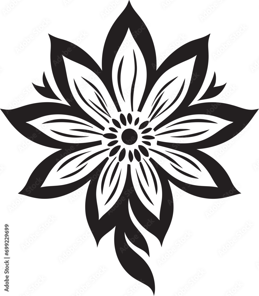 Artistic Floral Whirl Black Iconic Logo Sketch Minimalist Petal Design Single Handcrafted Vector Artistic Floral Whirl Black Iconic Logo Sketch Minimalist Petal Design Single Handcrafted Vector