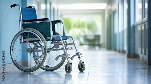 wheelchair in hospital photo