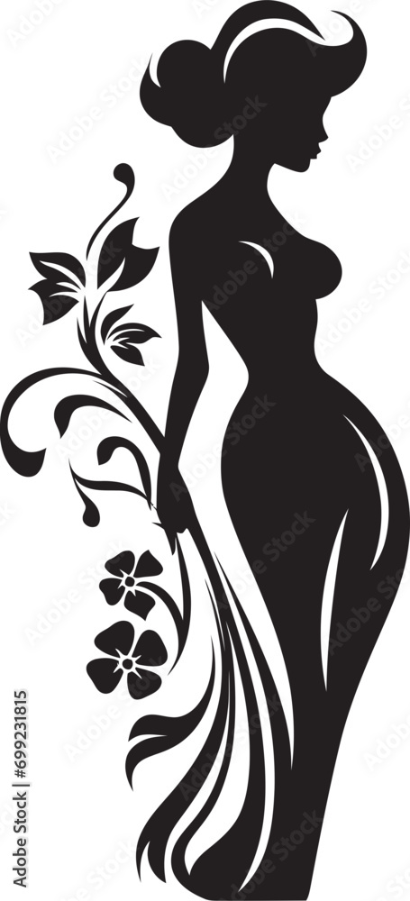 Sophisticated Floral Elegance Handcrafted Emblem Abstract Flora Fusion Black Artistic Body Emblem Sophisticated Floral Elegance Handcrafted Emblem Abstract Flora Fusion Black Artistic Body Emblem