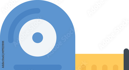 design vector image icons measuring tape