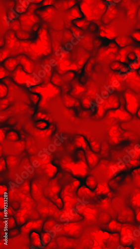 Abstract blood vessel on a red vertical illustration background.