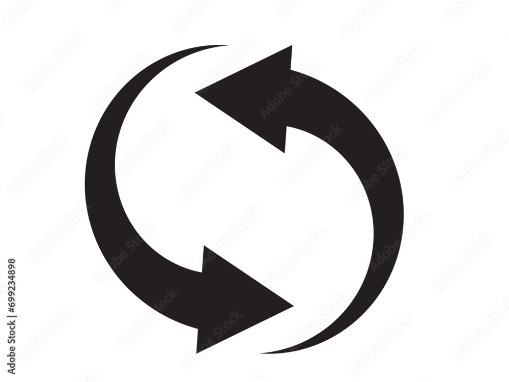 Arrow vector. Recycle Arrow icon. Refresh Signs. Vector Arrow. Vector illustration Arrow vector. Recycle Arrow icon. Refresh Signs. Vector Arrow. Vector illustration