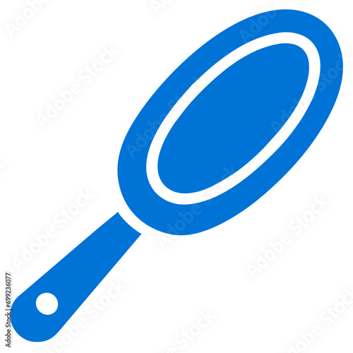 Baby spoon with a soft tip vektor icon illustation